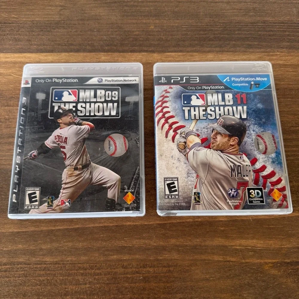PS3 Baseball Games Bundle MLB 09 The Show & MLB 11 The Show CIB
